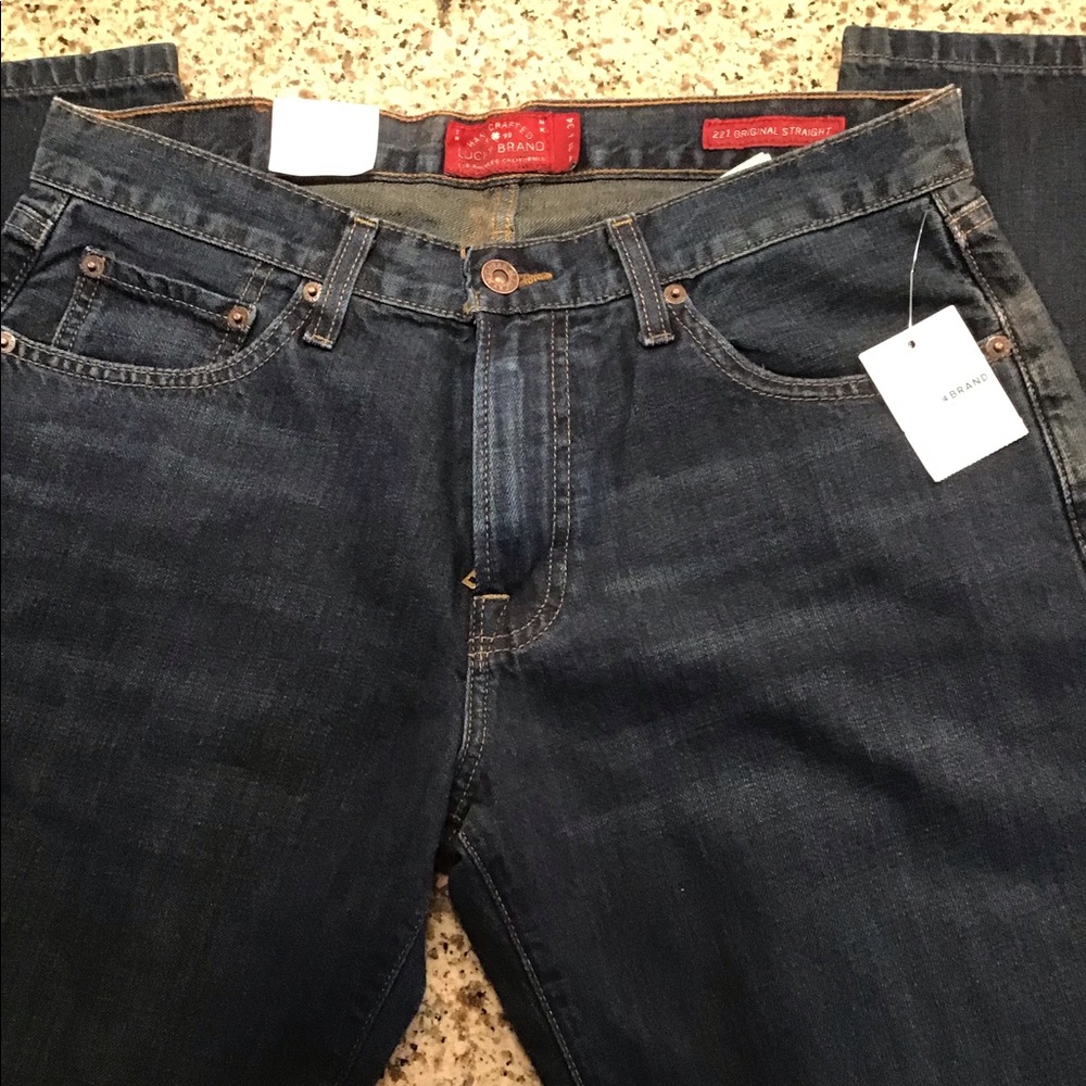 Lucky Brand jeans 221 original straight new with tags